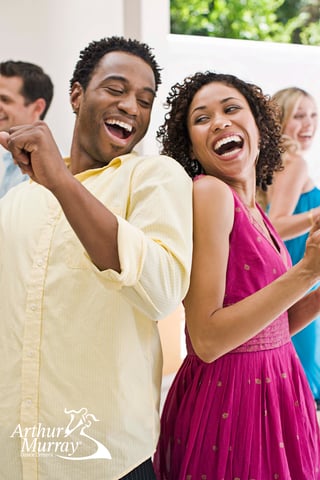 2 People Dancing Back to Back